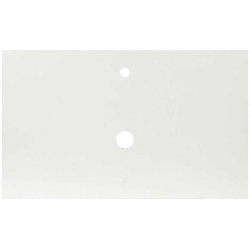 Native Trails VT36-V-NS-1 NativeStone 36" Stone Composite Vanity Top - Pearl