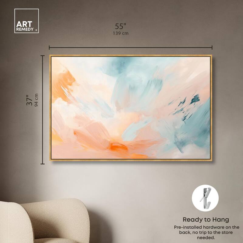 Sunrise Palette I Canvas by Art Remedy