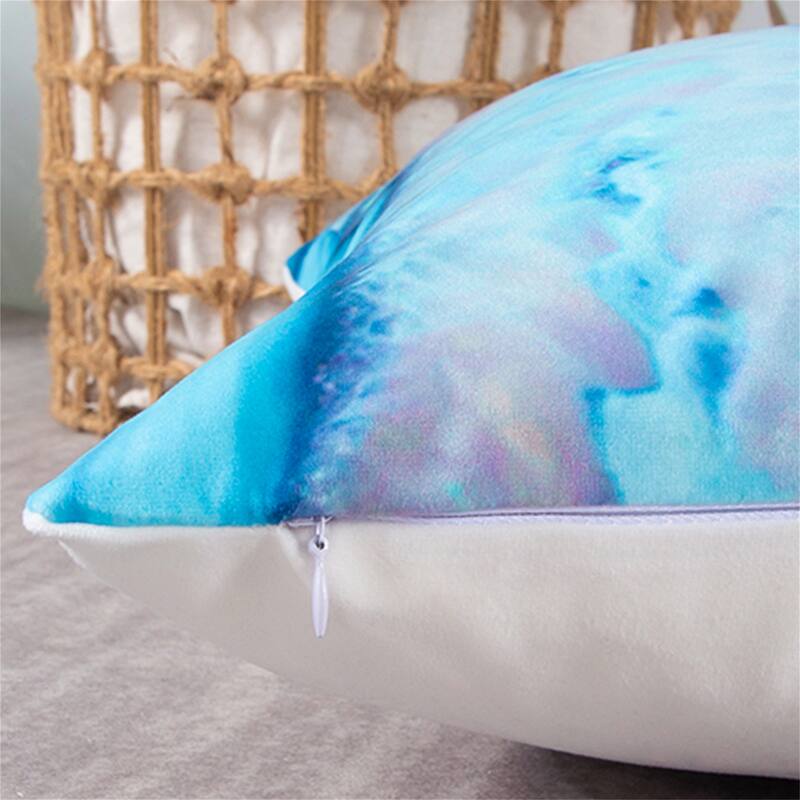 Topfinel Floral Design Square Pillow Cover (Set of 4)