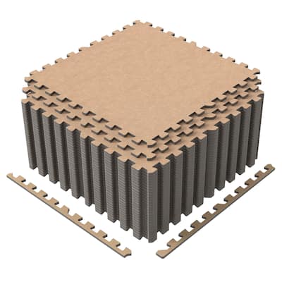 Costway 25/50 Pack-100/200 Sq.Ft. Foam Floor Tiles Interlocking Carpet - See Details