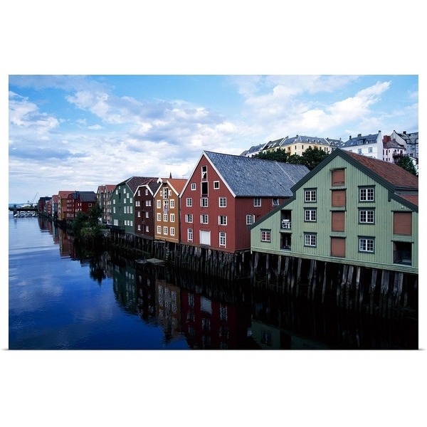 "The Whaves, Trondheim, Norway" Poster Print