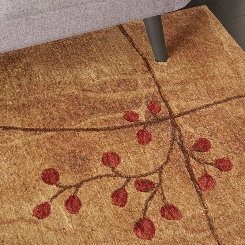 Copper Grove Oxford Floral Area Rug
