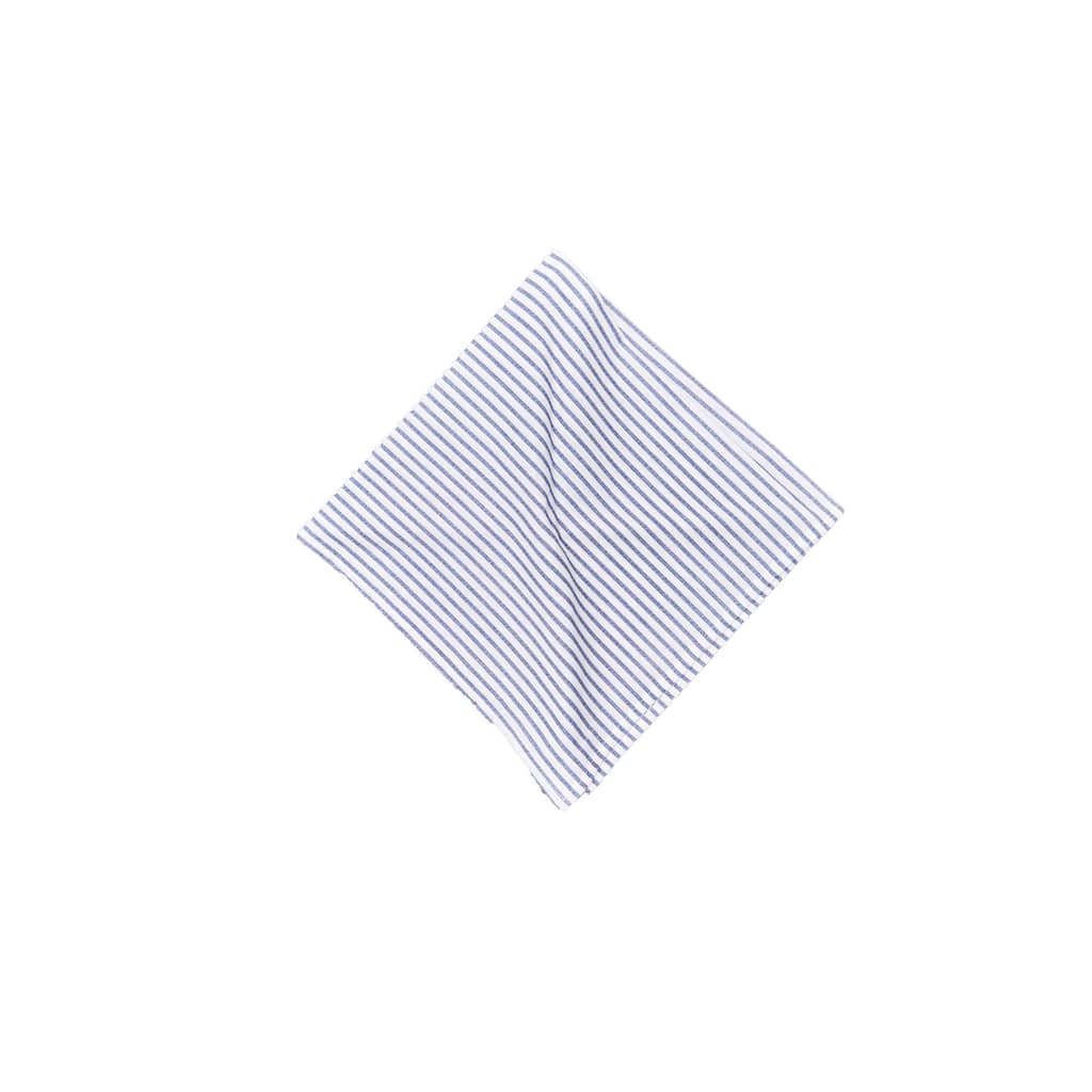 Pin Stripe Navy Napkin Set of 6 - Set of 6