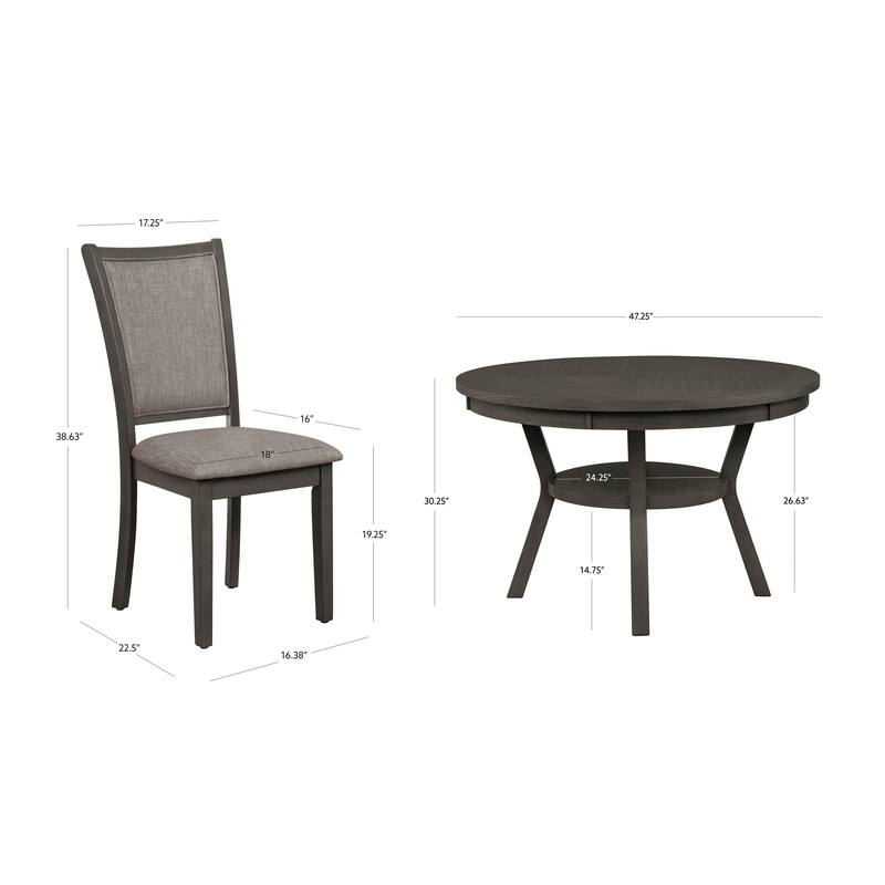 Candela 5PC Dining Set One Box