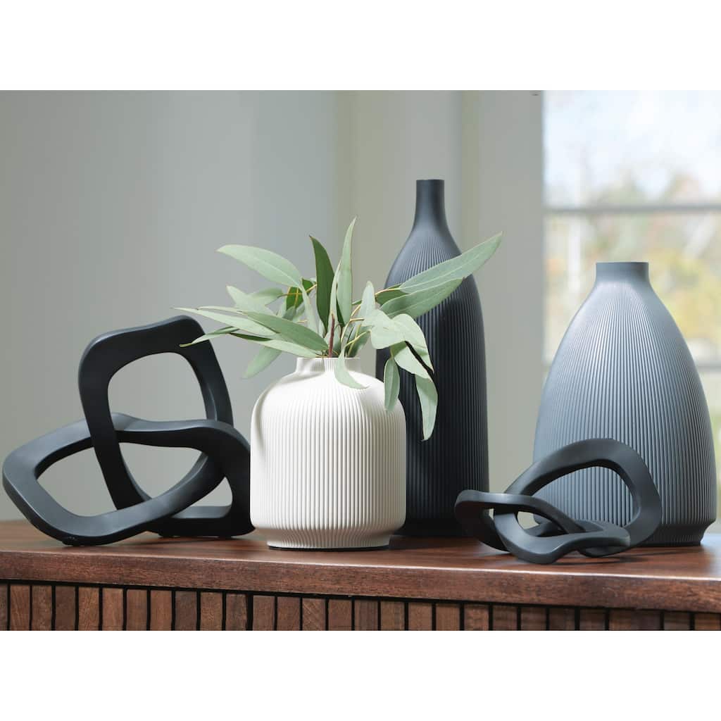Signature Design by Ashley Leithick Black/Gray Accessory Set (Set of 5)