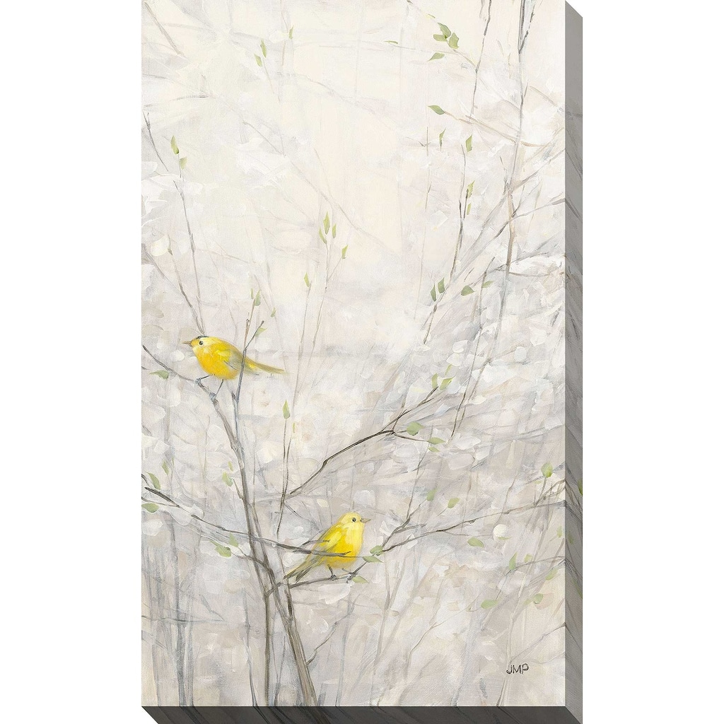 "Birds in Trees II" by Julia Purinton Print on Canvas