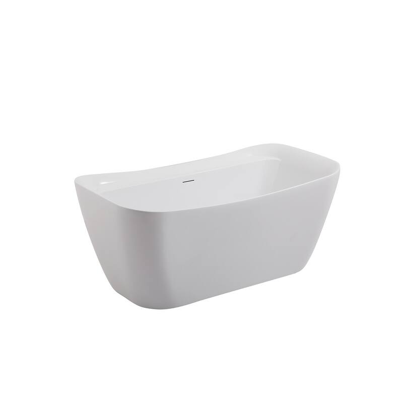 Haley Soaking Bathtub in Glossy White