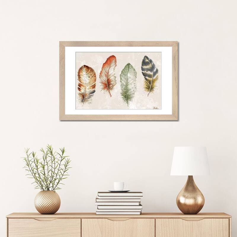 iCanvas "Watercolor Feathers" by Patricia Pinto