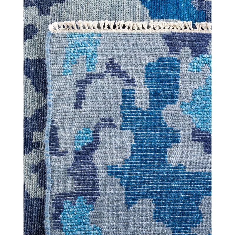 Modern One-of-a-Kind Handmade Area Rug - Sand, 8' 10" x 11' 10" - 8' 10" x 11' 10"