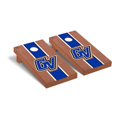 Grand Valley State GVSU Lakers Cornhole Board Set - Rosewood Stained Version