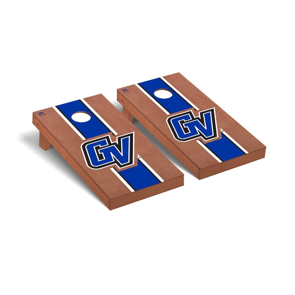 Grand Valley State GVSU Lakers Cornhole Board Set - Rosewood Stained Version