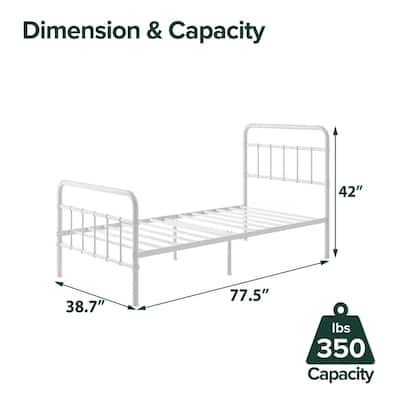 Priage by ZINUS Metal Platform Bed Frame