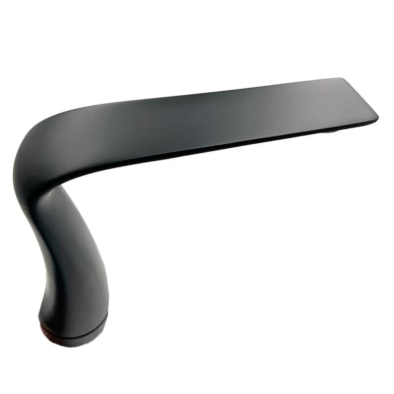 Modern Widespread 3 Hole, 2-handle Bathroom Faucet with White Rock Crystal Handles