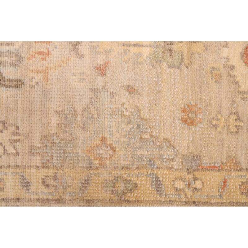 ECARPETGALLERY Hand-knotted Kavya Oushak Beige Wool Rug - 8'1 x 9'9