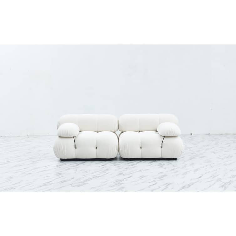 Leeven 76'' Upholstered Loveseat