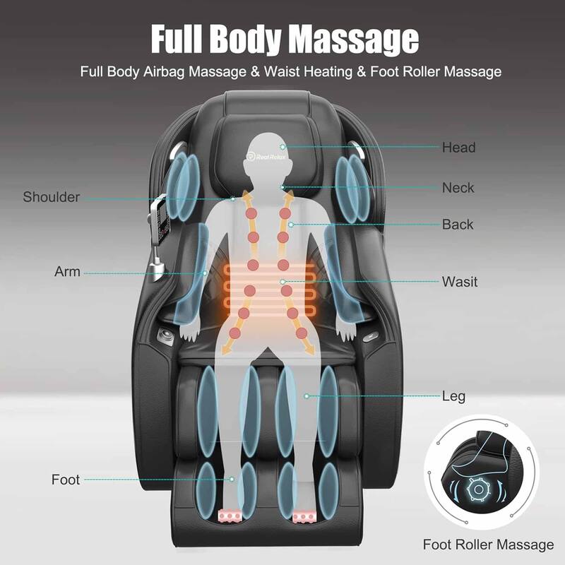 Ukuowu's Newest Massage Chair with Full Body Zero Gravity, SL Track, Body Scan and Heating