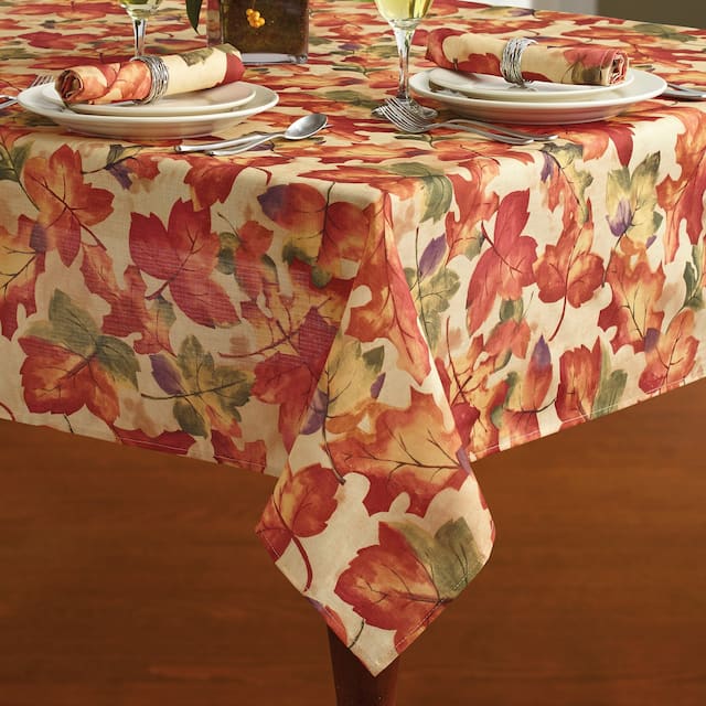 Harvest Festival Fall Printed Tablecloth - 60"x102" Oblong