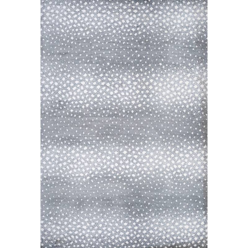 JONATHAN Y Goa Modern Animal Area Rug - 8 X 10 - Gray/Cream