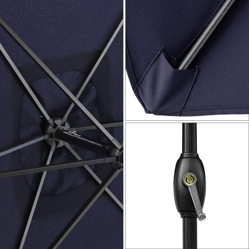 Royalcraft 7.5 ft Patio Market Umbrella with Crank