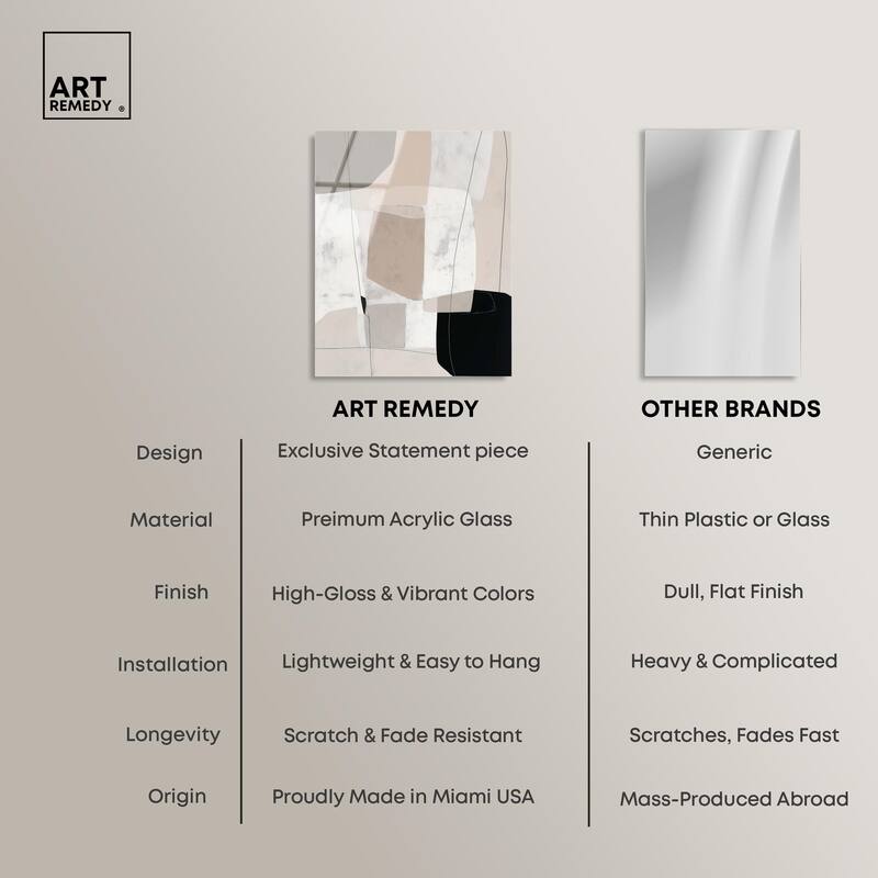 Neutral Forms I Acrylic by Art Remedy, Ready to Hang