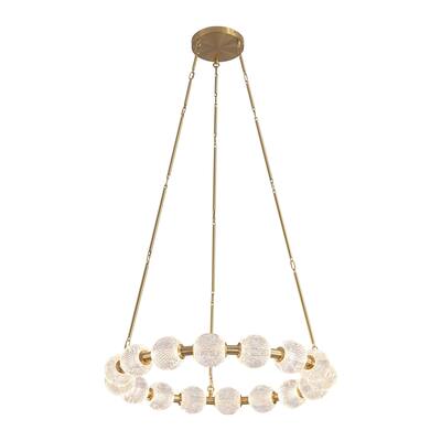 Alora Lighting CH321032-UNV-010 Marni 33" Wide LED Ring Chandelier