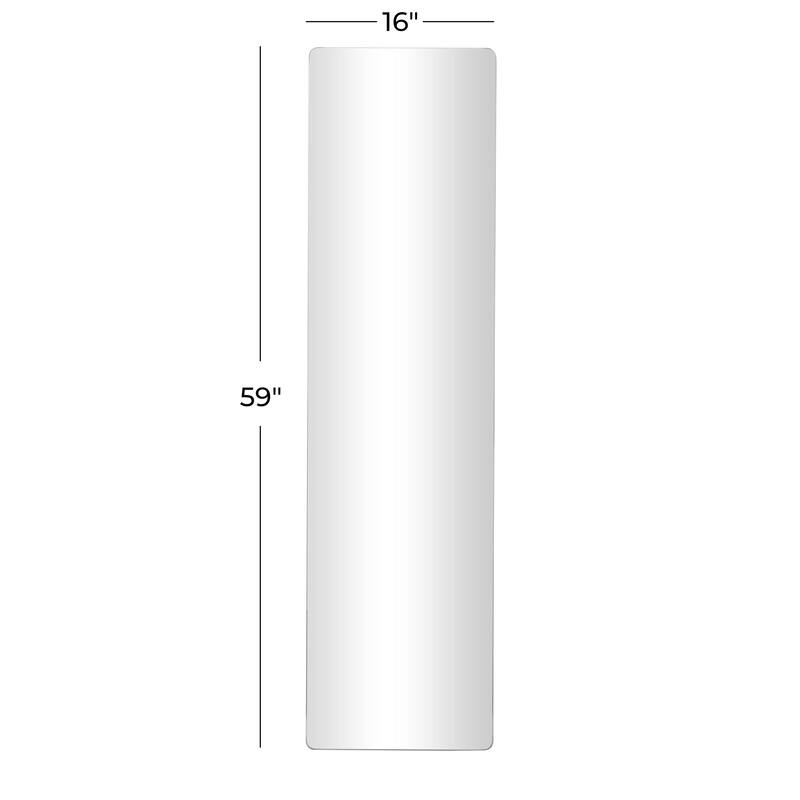 CosmoLiving by Cosmopolitan Silver Metal Room Wall Mirror