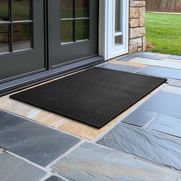Mohawk Home 249 x 356 cm antislip ondertapijt mat van 0,64 cm dik met dubbel oppervlak, vilten en rubberen grip, veilig voor alle vloeren