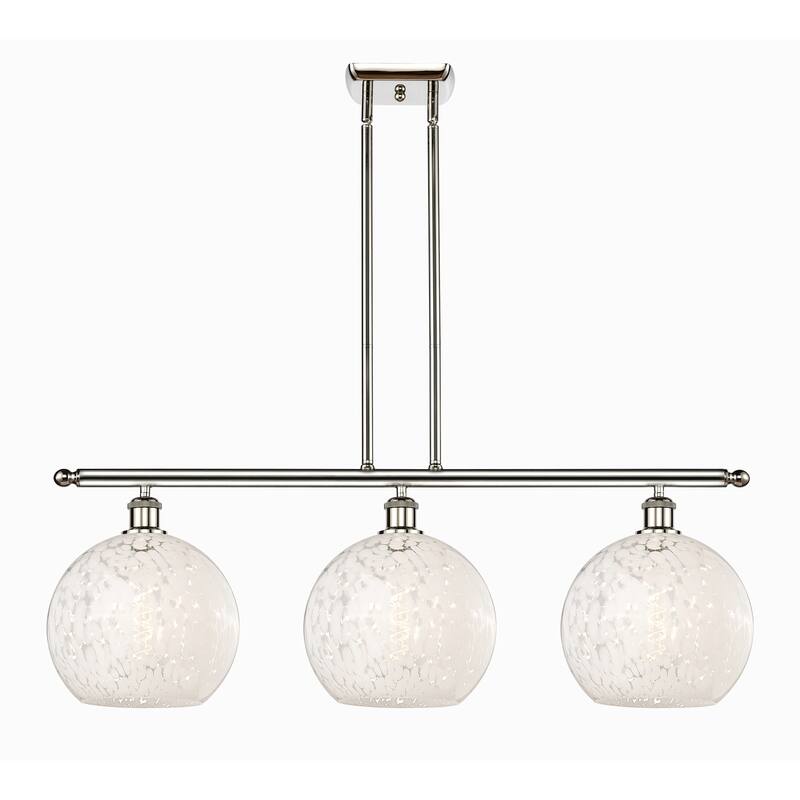Innovations Lighting 516-3I-13-37-White Mouchette-Indoor Pendant White