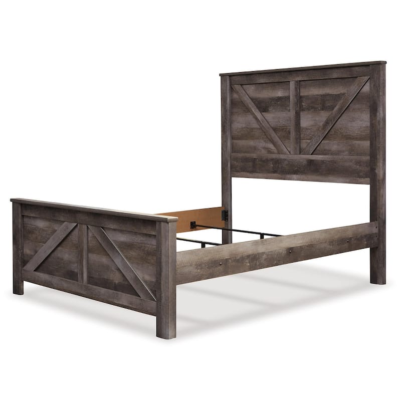Wynnlow Cross-Buck Panel Bed.