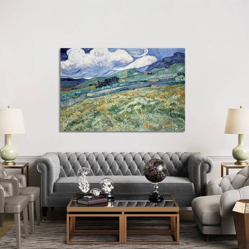 iCanvas "Landscape at Saint-Remy" by Vincent van Gogh Canvas Print
