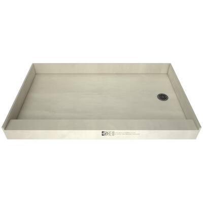 Tile Redi 3760RPVC Redi Base 60" x 37" Rectangular Shower Base with