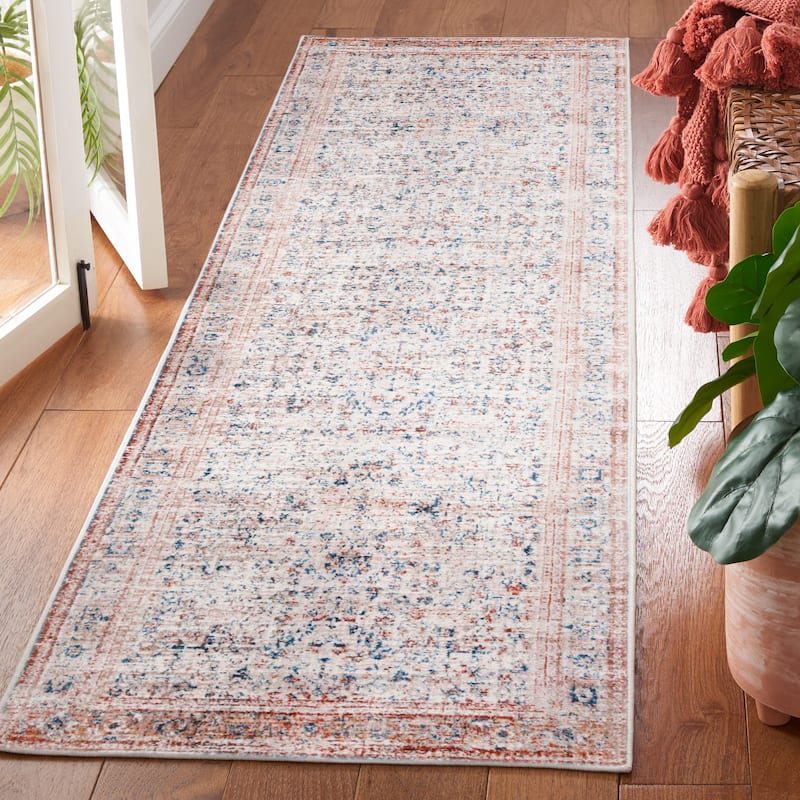 SAFAVIEH Vintage Persian Devleta Oriental Rug - 2'2" x 12' Runner - Beige/Rust