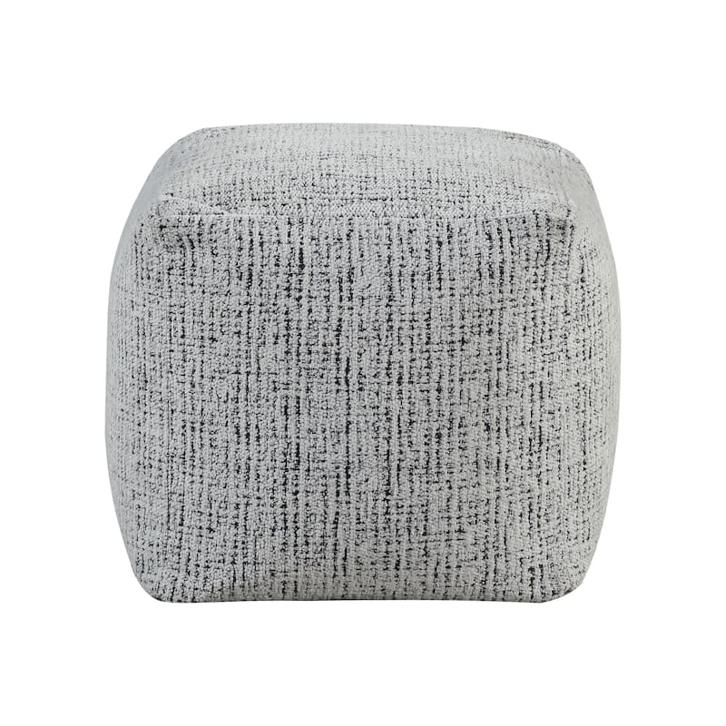 Ossela Fabric Square Pouf