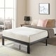 preview thumbnail 11 of 20, Titan C Heavy Duty Steel Platform Bed By Crown Comfort Black - Full