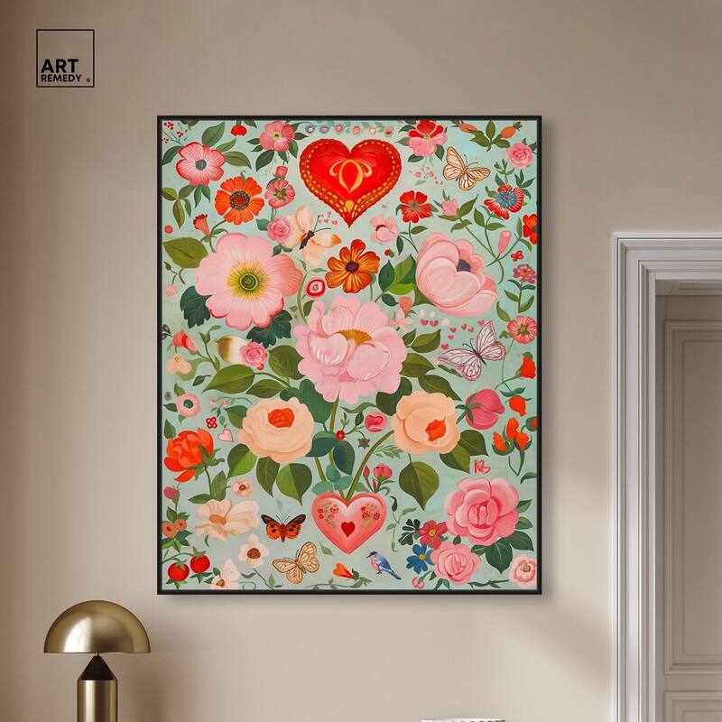 Festival of Flowers Canvas by Art Remedy