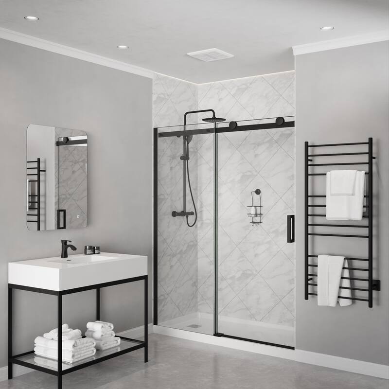 80 CFM 0.7 Sone Ceiling Mount Bathroom Exhaust Fan with LED Light