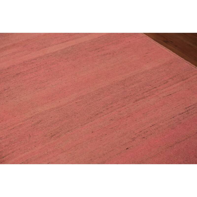 Pink Gabbeh Modern Area Rug Handmade Oriental Wool Carpet - 5'6" x 8'1"