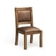 preview thumbnail 8 of 16, Matthias Rustic Wood Dining Chairs (Set of 2) by Furniture of America