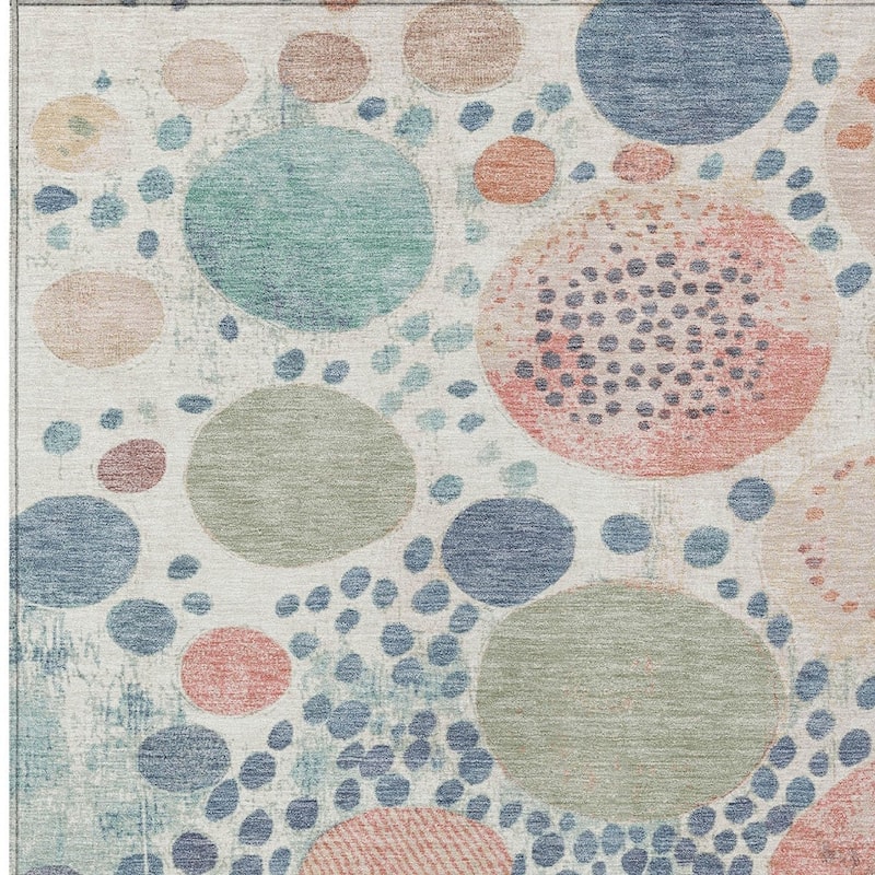 HomeRoots Geometric Transitional Rectangle Outdoor Rug