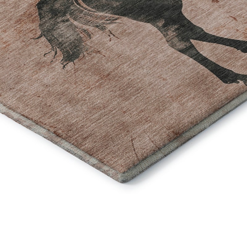 Premium Washable Super Two Horses Mayfield Rug