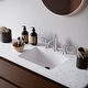 preview thumbnail 10 of 12, Karran Vineyard KBF474 2-Handle Three Hole Widespread Bathroom Faucet with Matching Pop-up Drain