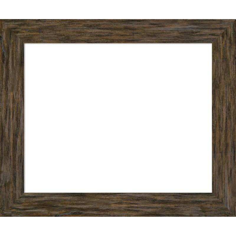 Amanti Art Fencepost Brown Framed Dry Erase Magnetic Board