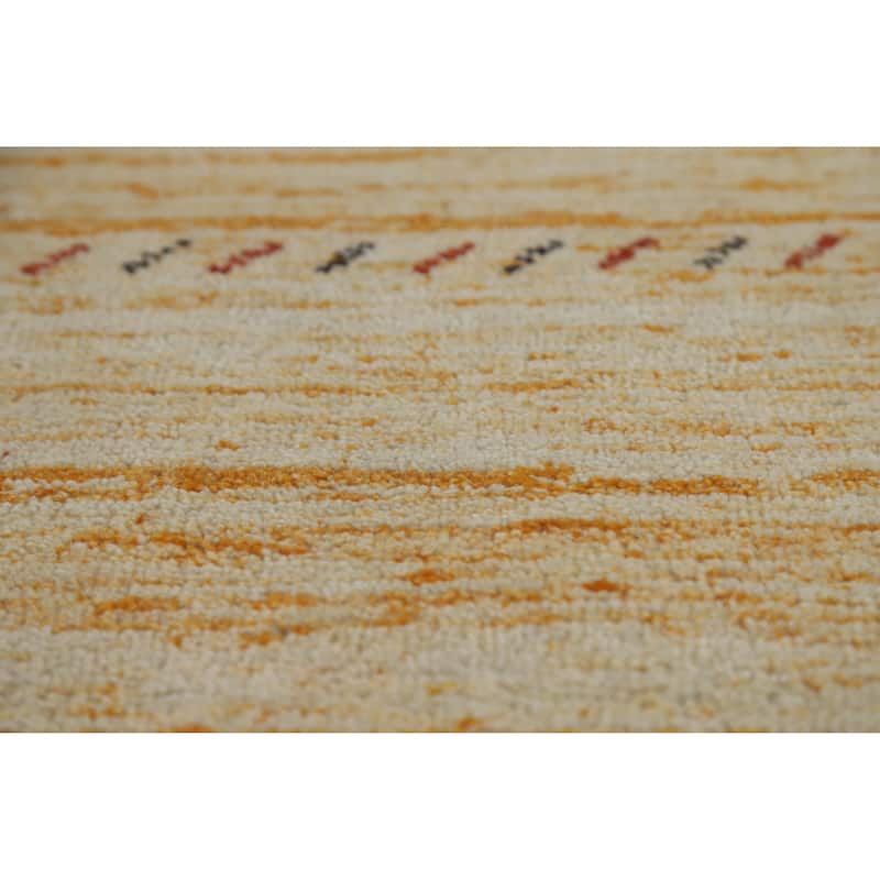 Little Animals Gabbeh Indian Rug Handmade Wool Carpet - 3'10" x 5'9"