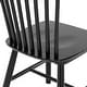 preview thumbnail 1 of 3, Coastal Set of 6/4/2 Windsor Solid Wood Dining Chairs Modern Wood Frame Side Chairs for Kitchen and Dining Room Set of 6 - Black