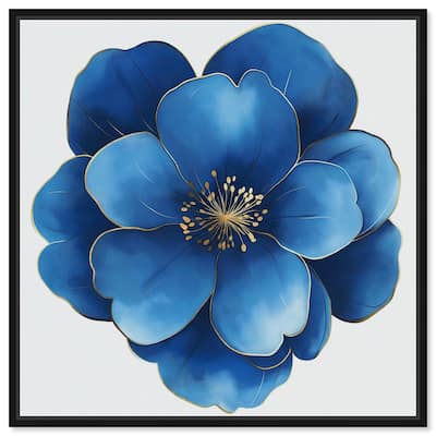 Blue Brilliance I Canvas by Art Remedy