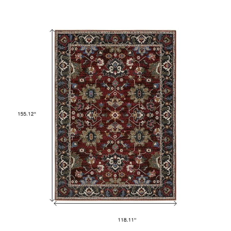 HomeRootsOriental Traditional Runner Area Rug
