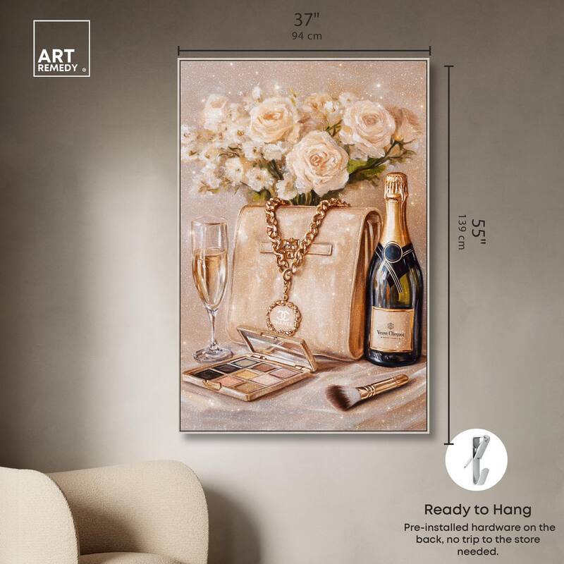 Make Up Drinks and Glam Canvas by Art Remedy