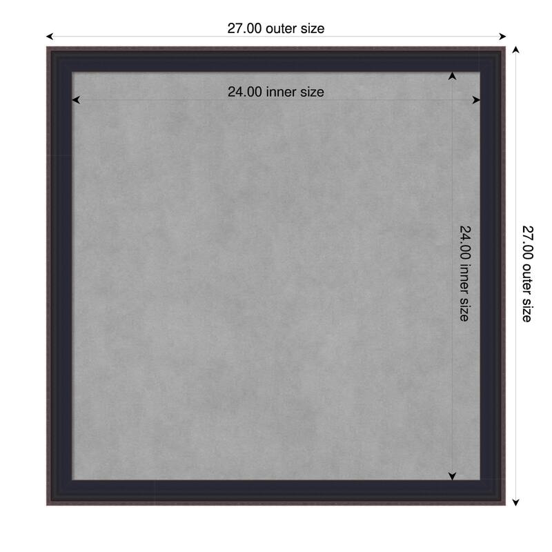 Amanti Art Havana Black Bronze Framed - 27 x 27 in