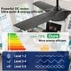 preview thumbnail 41 of 58, YUHAO 56 inch 6 Speed Quiet DC Motor Indoor Matte White Ceiling Fans with Lights and Remote Control