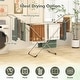 preview thumbnail 5 of 8, Gymax Folding Clothes Drying Rack w/ Adjustable Wings 20 Drying Rails